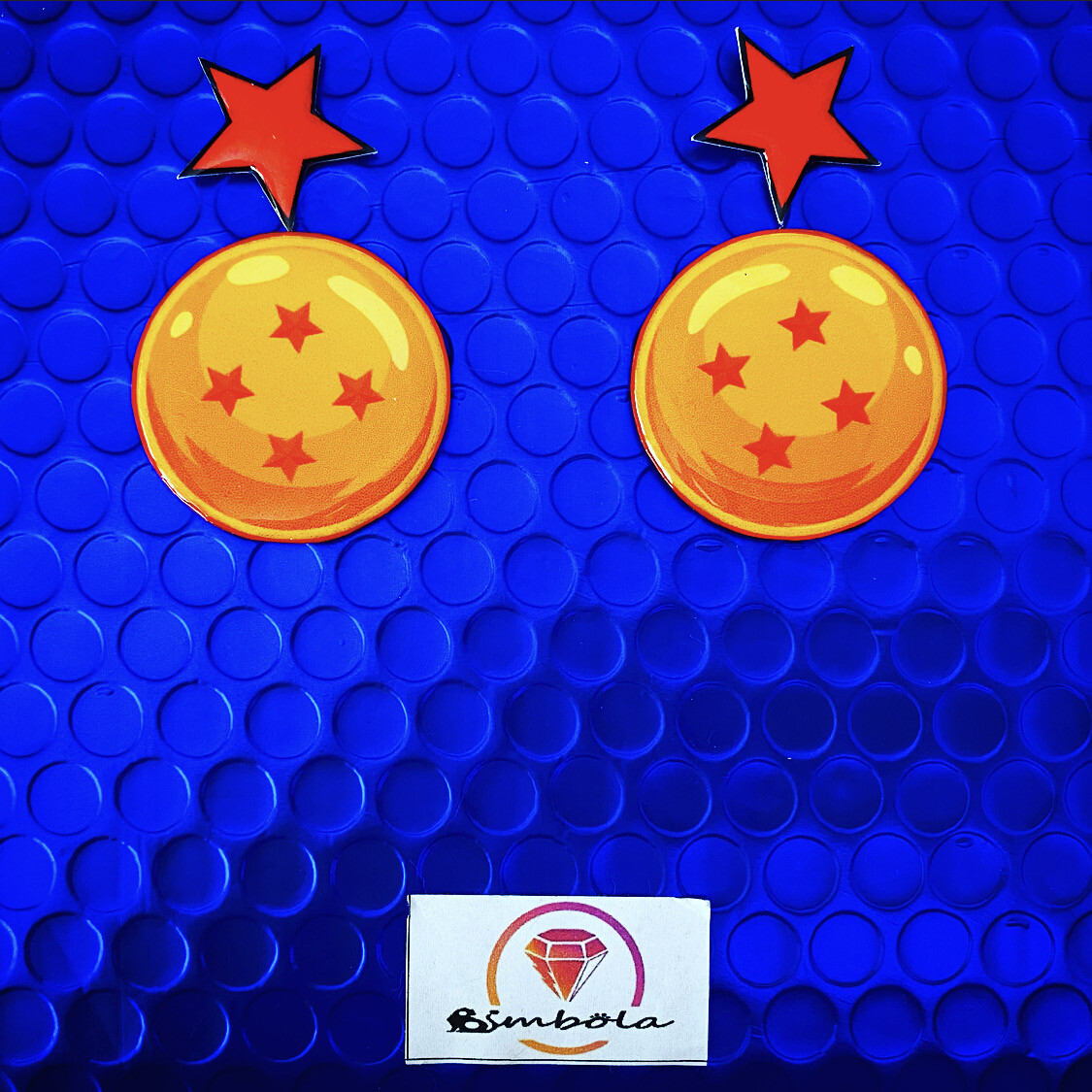 PENDIENTES BOLA PENDIENTES DRAGÓN DRAGON EARRINGS BALL EARRINGS CARTOON EARRINGS PENDIENTES DIBUJOS ANIMADOS ANIME MANGA