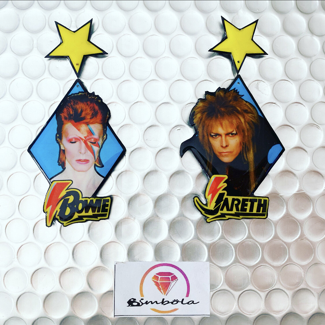 PENDIENTES BOWI EARRINGS PENDIENTES JARETH EARRINGS LABERINTO LABIRYNTH
