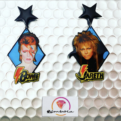 PENDIENTES BOWI EARRINGS PENDIENTES JARETH EARRINGS LABERINTO LABIRYNTH