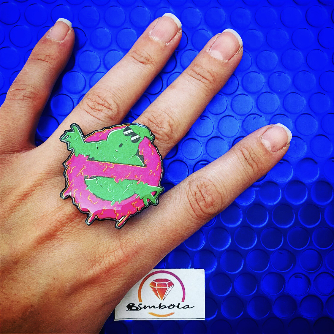 ANILLO FANTASMA ANILLO CAZA FANTASMAS ADJUSTABLE RING CARTOON RING GIRL RING GHOST RING 