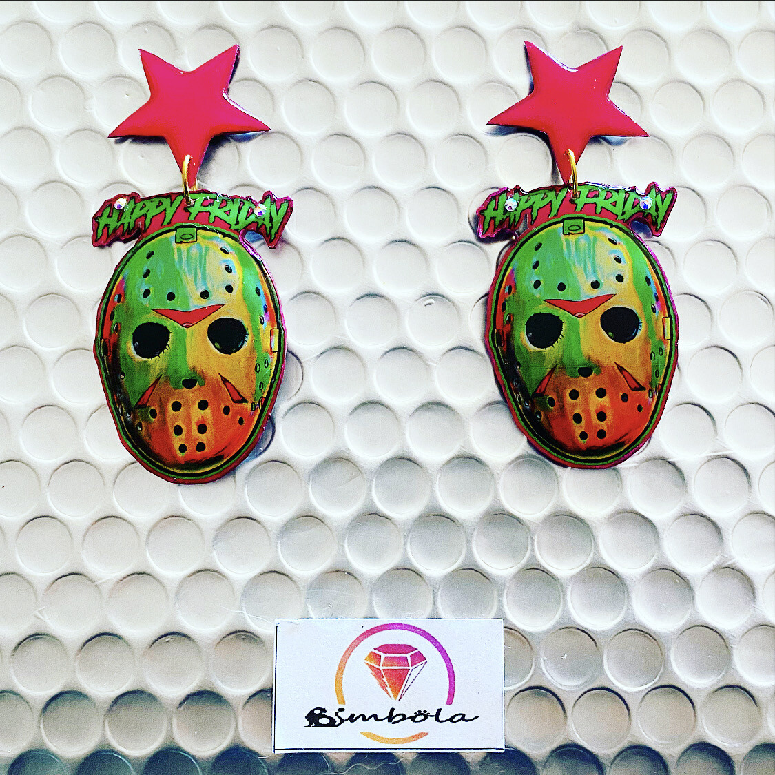 Pendientes Jason earrings pendientes halloween earrings EXCLUSIVE DESIGN ENTE SHOP