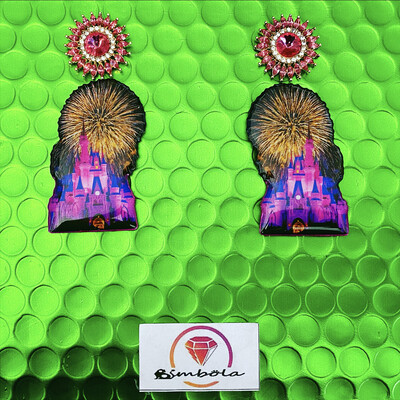 Pendientes fantasía castle earrings pendientes Castillo