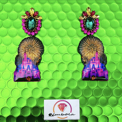 Pendientes fantasía castle earrings pendientes Castillo