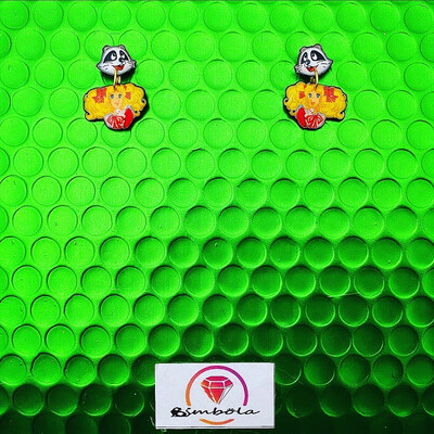 PENDIENTES CANDY CANDY EARRINGS FUNNY HANDMADE CARTOON DIBUJOS ANIMADOS BIMBOLITOS