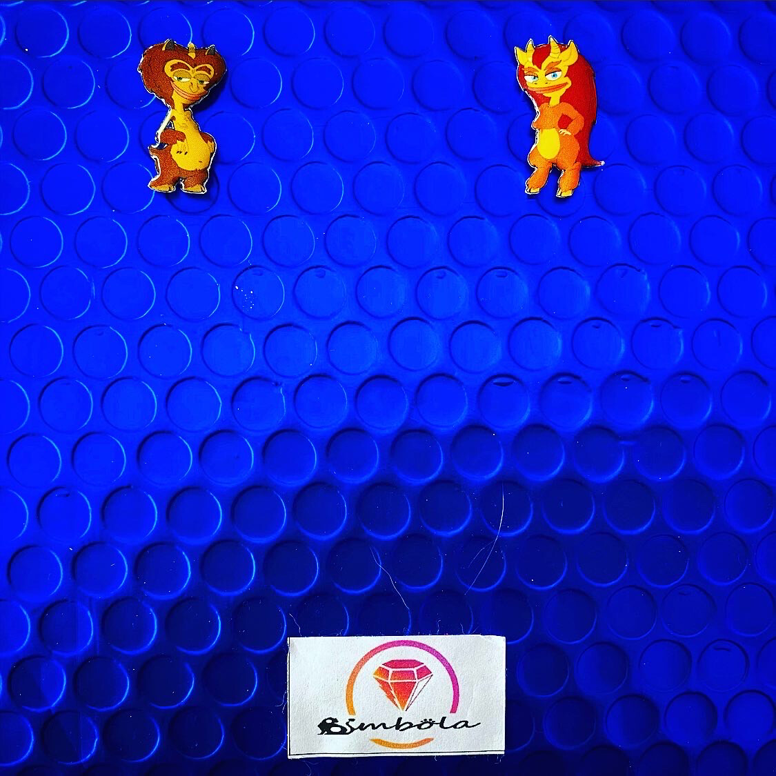 Pendientes dibujos hormonas big mouth earrings Bimbolitos