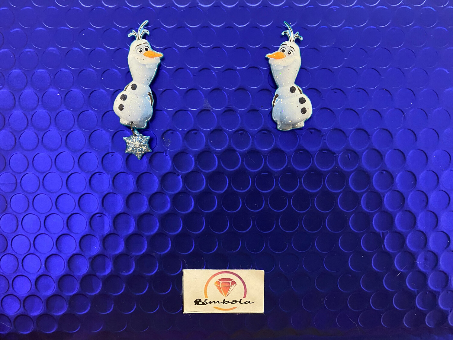 Pendientes Olaf earrings snowman Frozen Bimbolitos