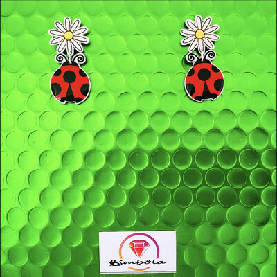 Pendientes Mariquita earrings Bimbolitos