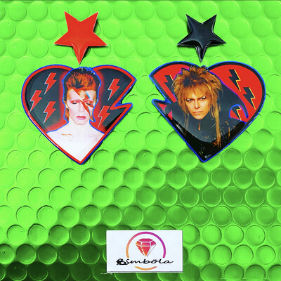 PENDIENTES BOWI EARRINGS PENDIENTES JARETH EARRINGS LABERINTO LABIRYNTH