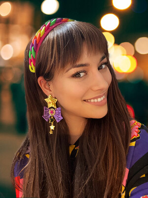 Pendientes Sailor pendientes Estrellas moon earrings freak earrings glitter earrings acrylic earrings stars earrings Pendientes metacrilato manga anime Pendientes lazo