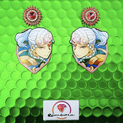 Pendientes Tenge manga anime pendientes reversibles pendientes Jujut Kaise