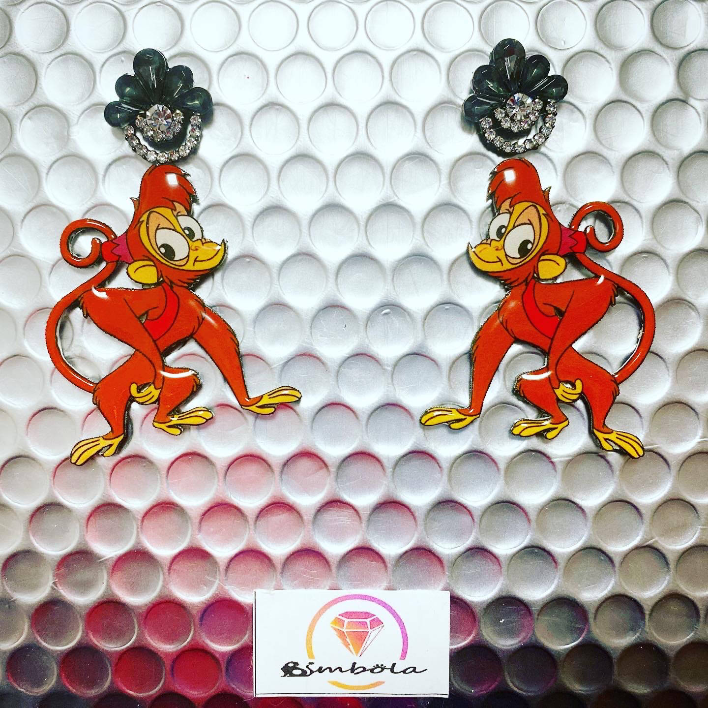 PENDIENTES MONO MONKEY EARRINGS HANDMADE CARTOON EARRINGS ALADDI 