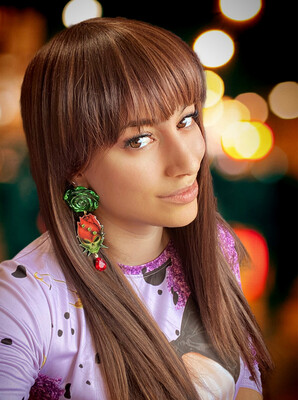 PENDIENTES CALAVERA WOMAN EARRINGS Halloween earrings FREAK earrings SKULL earrings ROSE earrings 