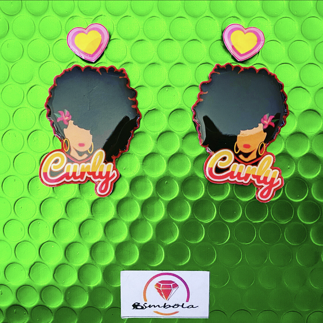 Pendientes Curly girl earrings  