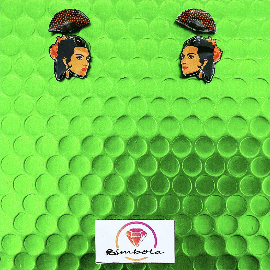 Pendientes abanico pendientes Lola Flores Bimbolitos