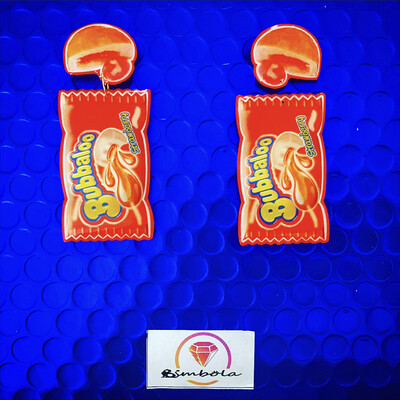 PENDIENTES CHICLE BUBBLEGUM EARRINGS PENDIENTES CHUCHES