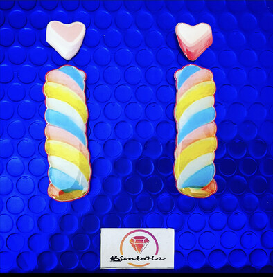 PENDIENTES NUBES PENDIENTES GOMINOLA CANDY EARRINGS JELLY BEAN EARRINGS PENDIENTES CHUCHES GOLOSINAS JAMONCITOS