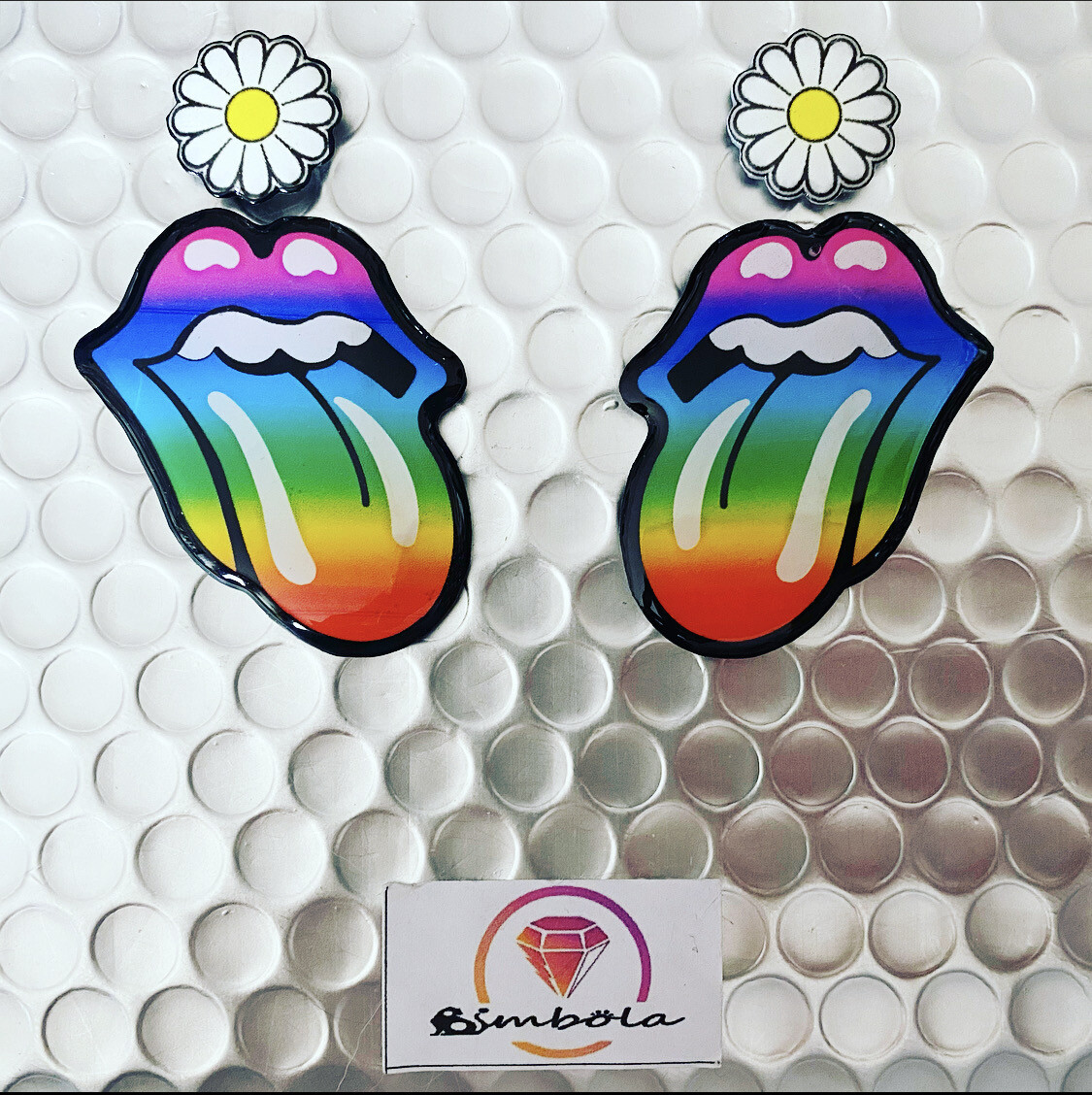 Pendientes boca pendientes lengua mouth earrings be free love is love gay pride earrings pendientes orgullo gay pendientes rolling 