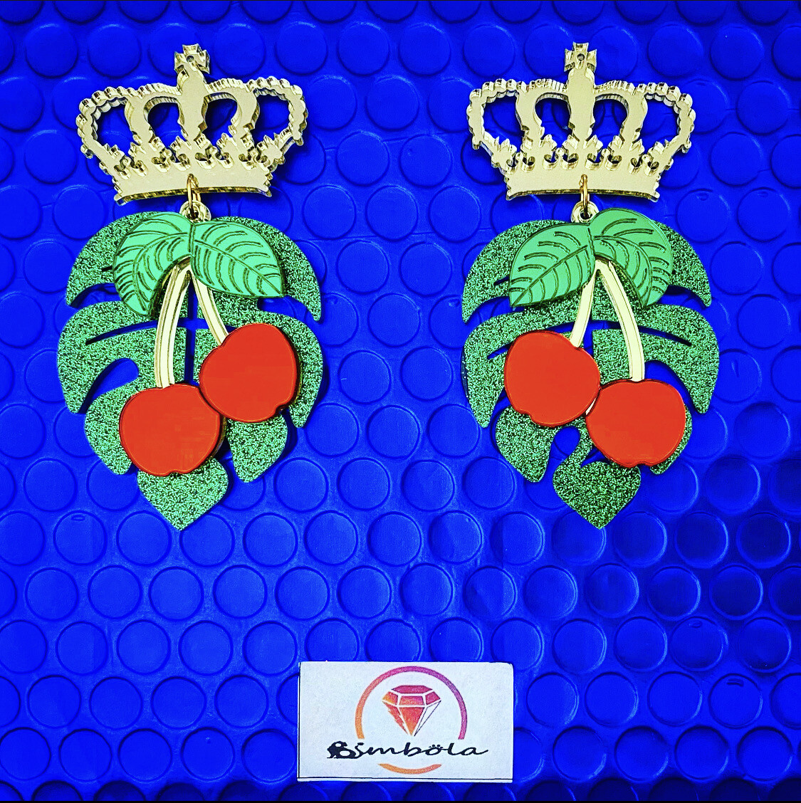 PENDIENTES REINA CEREZA🍒