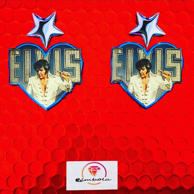 PENDIENTES ELVI WOMAN EARRINGS GUITAR EARRINGS PENDIENTES CORAZONES 
