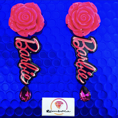 PENDIENTES BARBI earrings Pendientes muñeca doll earrings