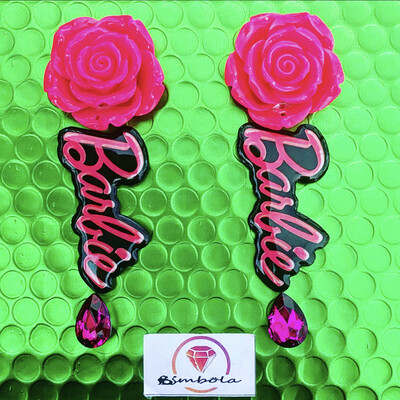 PENDIENTES BARBI earrings Pendientes muñeca doll earrings