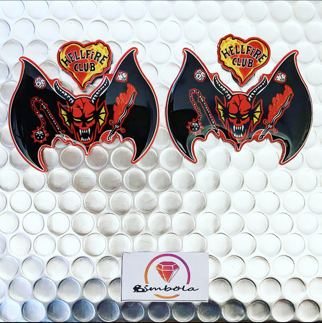 Pendientes hells fire earrings pendientes calaveras skull Earrings Pendientes Halloween earrings Pendientes Munson Pendientes Eddie pendientes fire club pendientes stranger