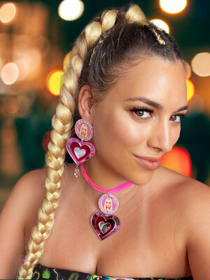 Collar muñeca collar corazón collar barbi collar metacrilato collar choker doll necklace 