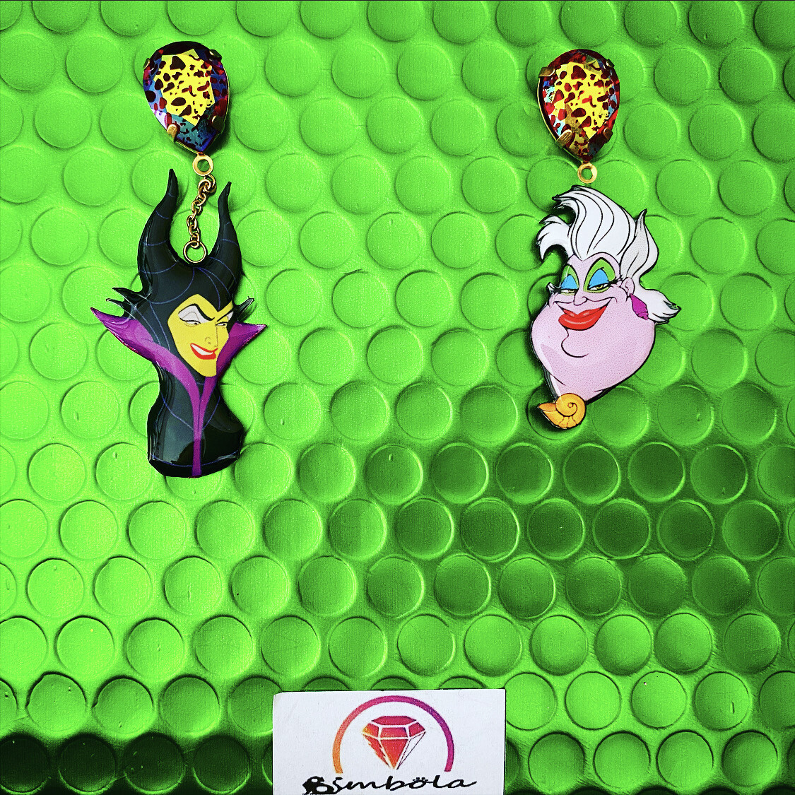 Pendientes Malefica pendientes villana pendientes maléfica maleficient earrings pendientes Úrsula earrings