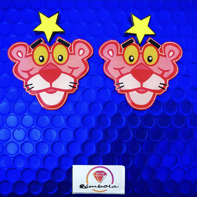 Pendientes pantera panther earrings cartoon earrings