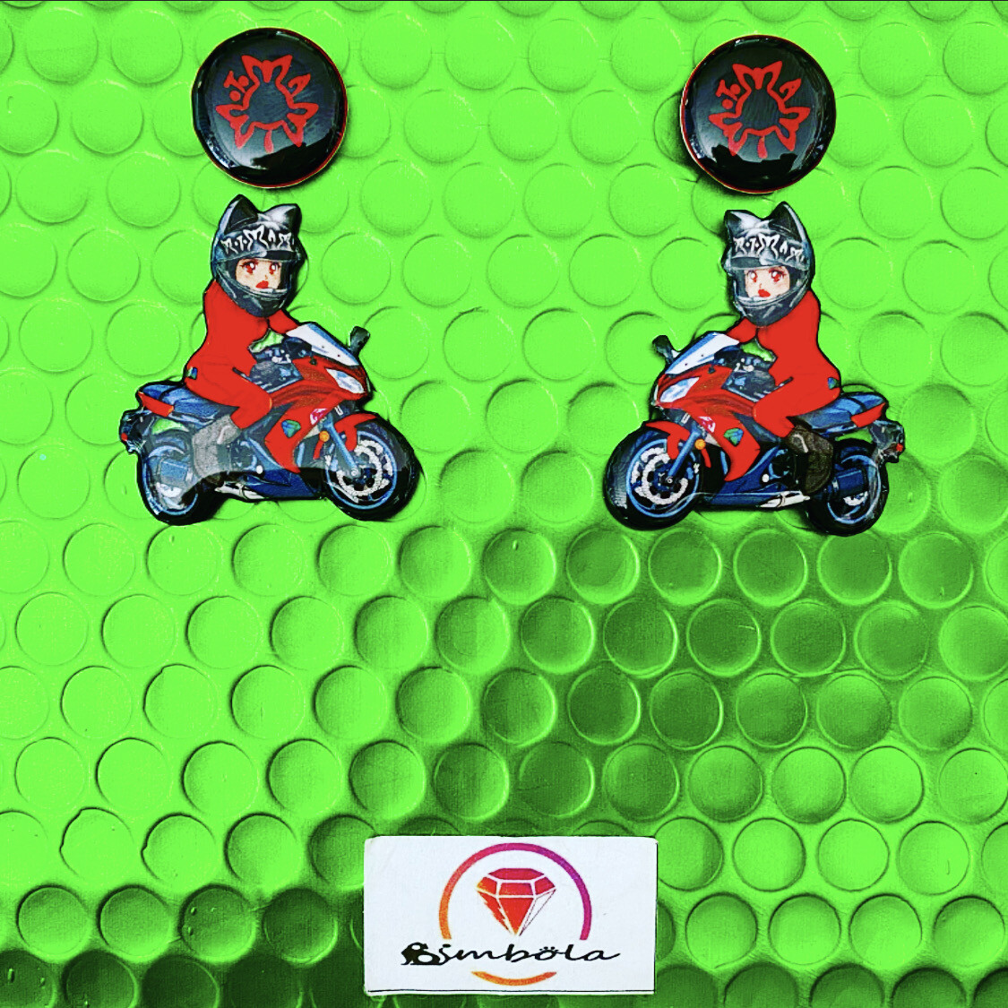 PENDIENTES Motomami CARTOON EARRINGS Pendientes Rosalía 