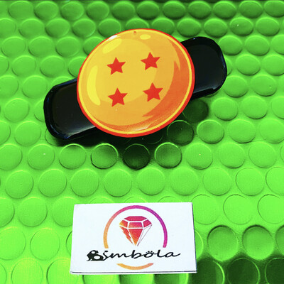 Pasador de pelo clip cabello horquilla adorno bola de dragón 