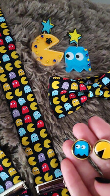 GEMELOS PARA CAMISA GEMELOS HOMBRE GEMELOS MUJER GEMELOS COMECOCOS PAC MAN 