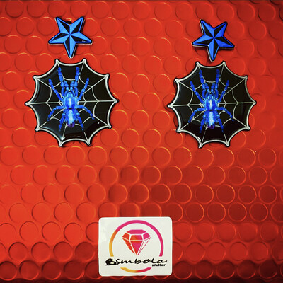Pendientes araña spider earrings pendientes Halloween earrings Pendientes telaraña spiderweb earrings EXCLUSIVE DESIGN ENTE SHOP