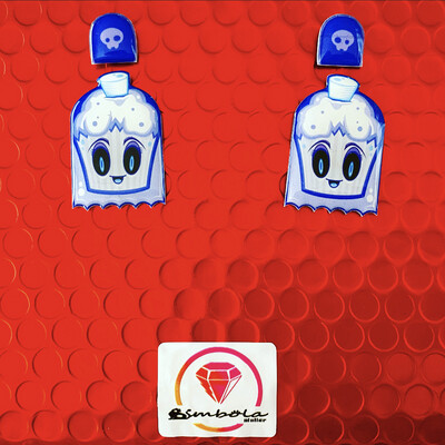Pendientes muffin earrings Pendientes HALLOWEEN earrings fantasma Frankenstein