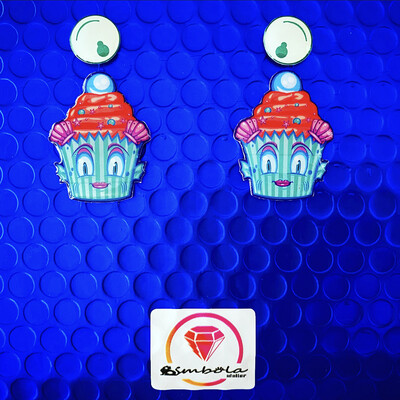 Pendientes muffin earrings Pendientes HALLOWEEN earrings fantasma Candy 