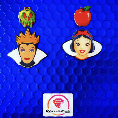 Pendientes villana pendientes evil Queen earrings Pendientes Blancanieves manzana
