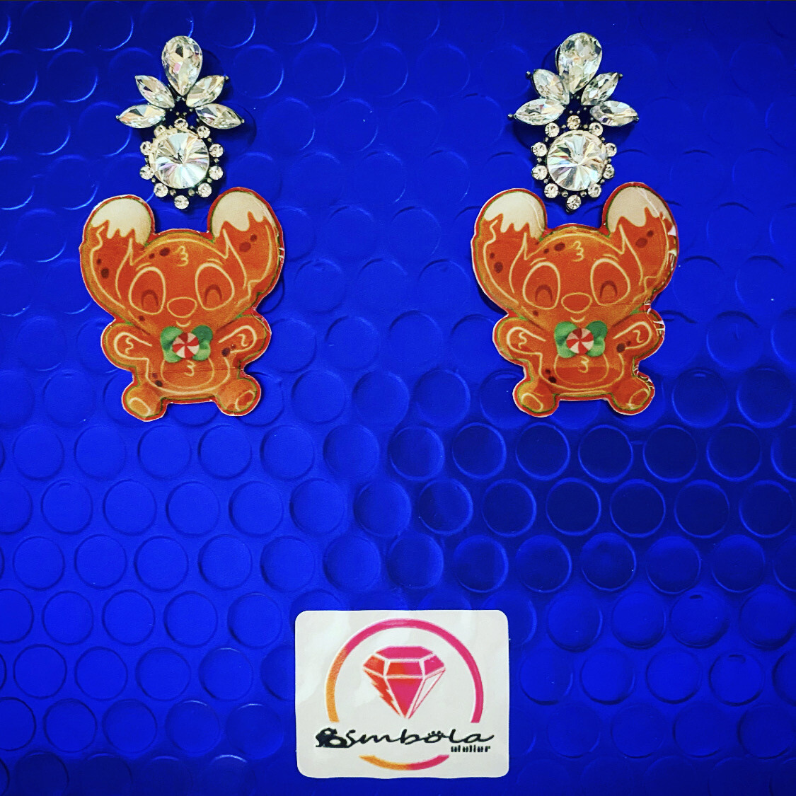 Pendientes jengibre Gingerbread earrings Freak earrings Christmas earrings pendientes navidad mick gingerbread mini 