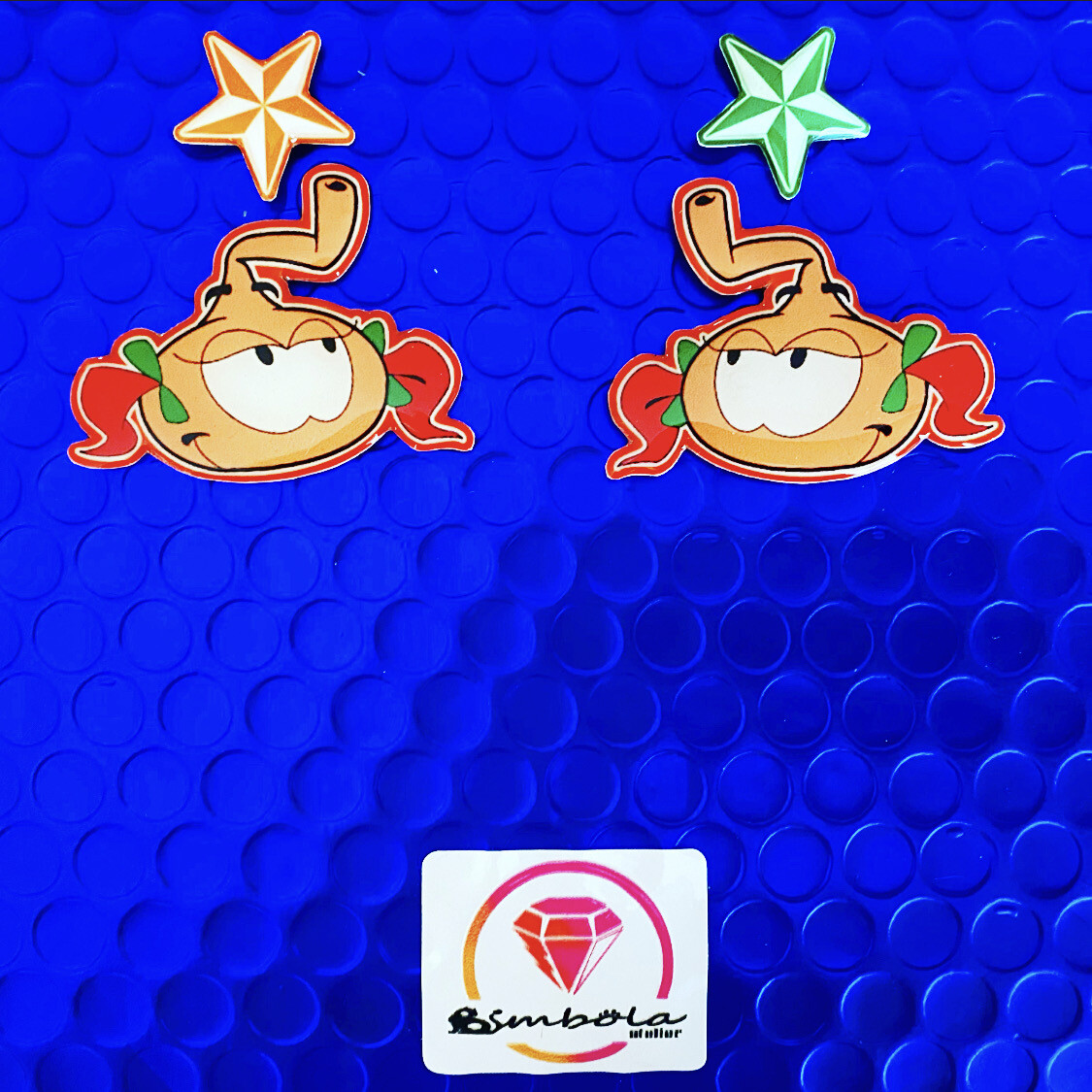 Pendientes Snorkels Pendientes dibujos animados pendientes nostálgicos 