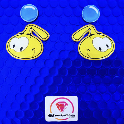 Pendientes Snorkels Pendientes dibujos animados pendientes nostálgicos 