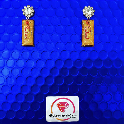 Pendientes chocolate earrings Bimbolitos Suchard 
