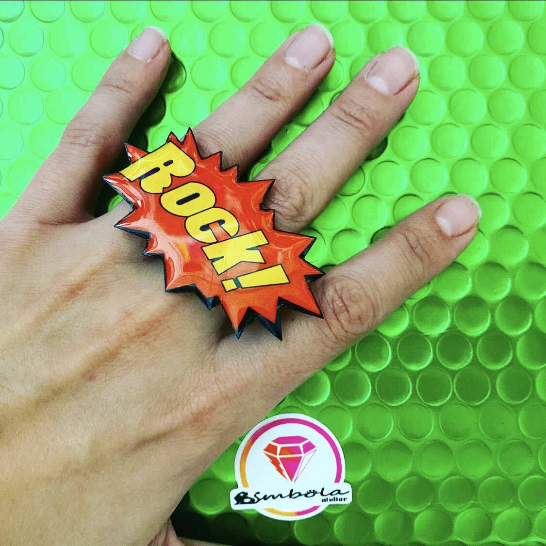 ANILLO ROCK RING ANILLO AJUSTABLE CARTOON RING