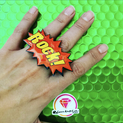 ANILLO ROCK RING ANILLO AJUSTABLE CARTOON RING