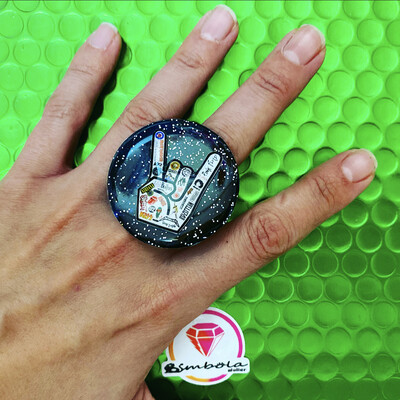 ANILLO ROCK RING ANILLO AJUSTABLE CARTOON RING