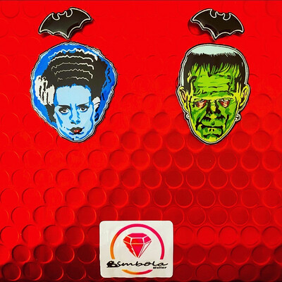 PENDIENTES Frankenstein earrings Elizabeth earrings EXCLUSIVE DESIGN ENTE SHOP Halloween 