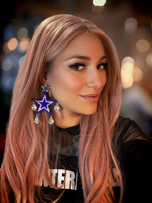 Pendientes Estrellas de navidad Christmas stars earrings pendientes metacrilato pendientes navidad 