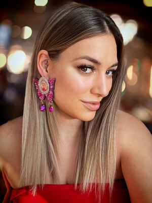PENDIENTES MARIPOSA IRIDESCENTE GEOMETRIC EARRINGS PENDIENTES METACRILATO BUTTERFLY EARRINGS pendientes Barbi
