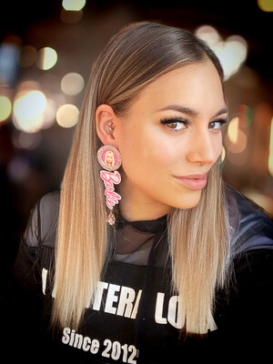 PENDIENTES BARBI earrings Pendientes muñeca doll earrings