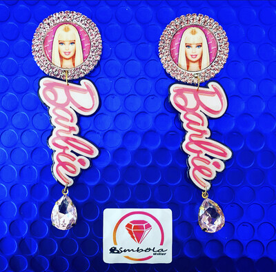 PENDIENTES BARBI earrings Pendientes muñeca doll earrings