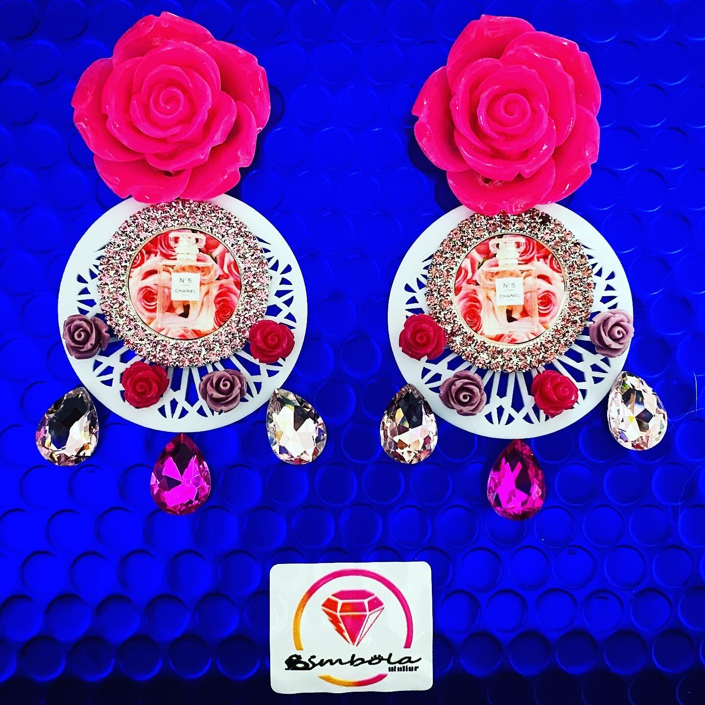 Pendientes perfume parfum earrings Chane 