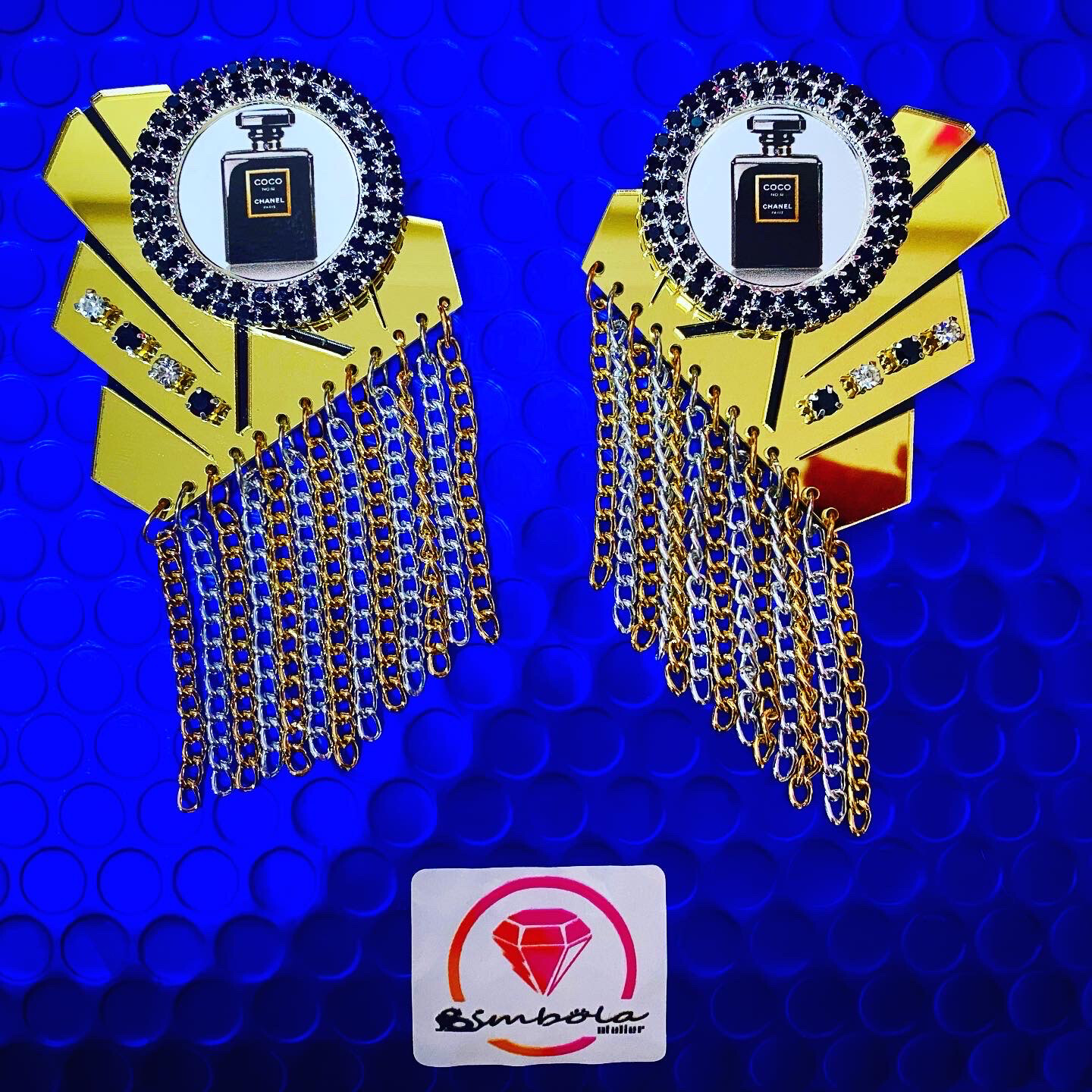 Pendientes perfume parfum earrings Chane 